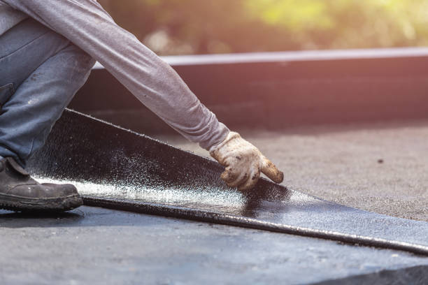 Professional Exterior Waterproofing technician working in Hebron, PA